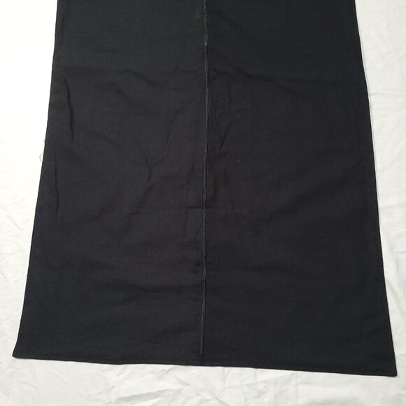 H. Lorenzo Black Garment Bag Logo Spell Out Fabric Zipper Empty READ 48 x 24 in - Picture 4 of 13